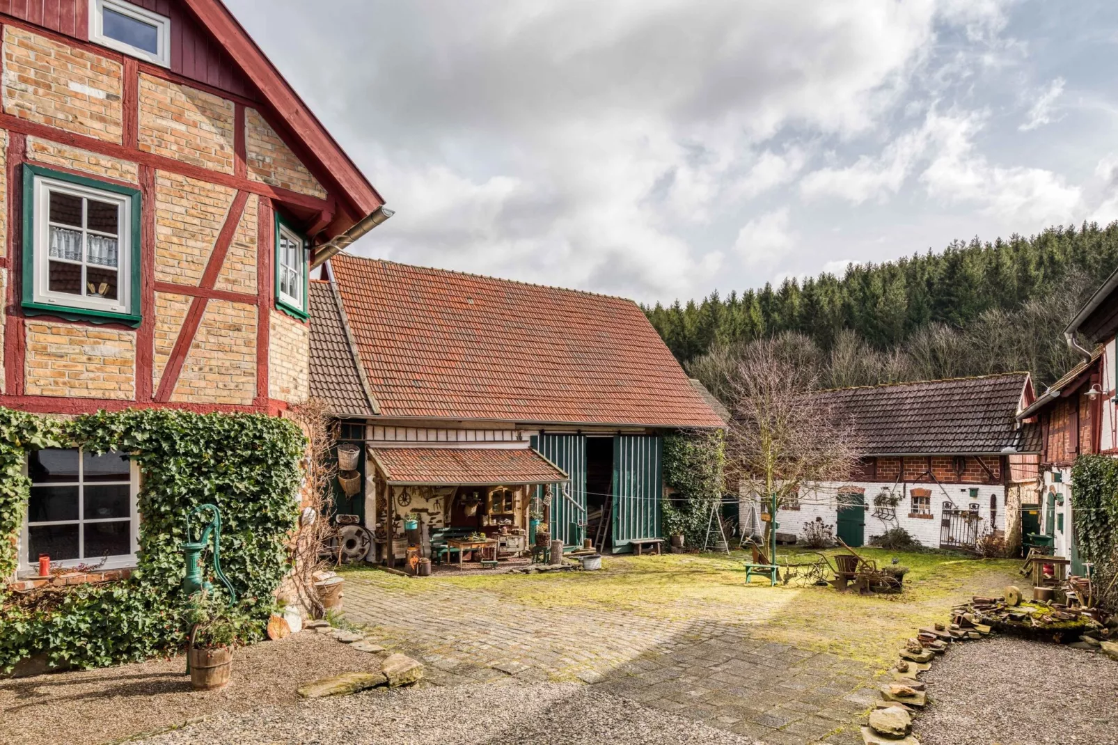 Obermühle-Tuinen zomer