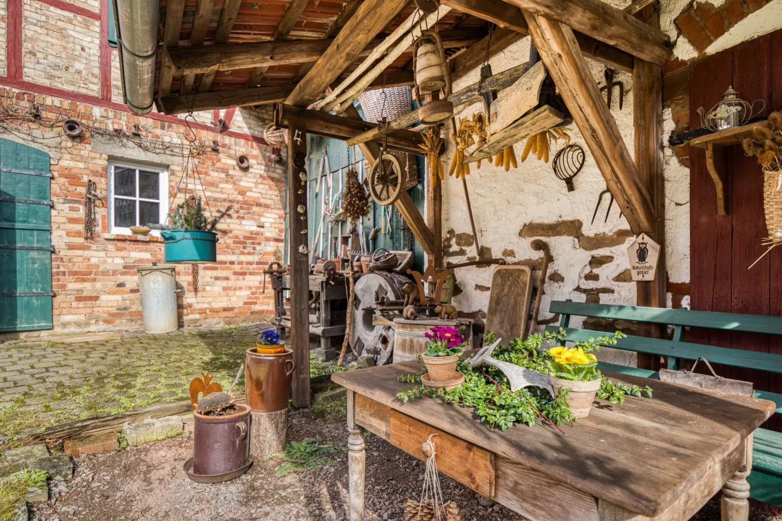 Obermühle-Tuinen zomer