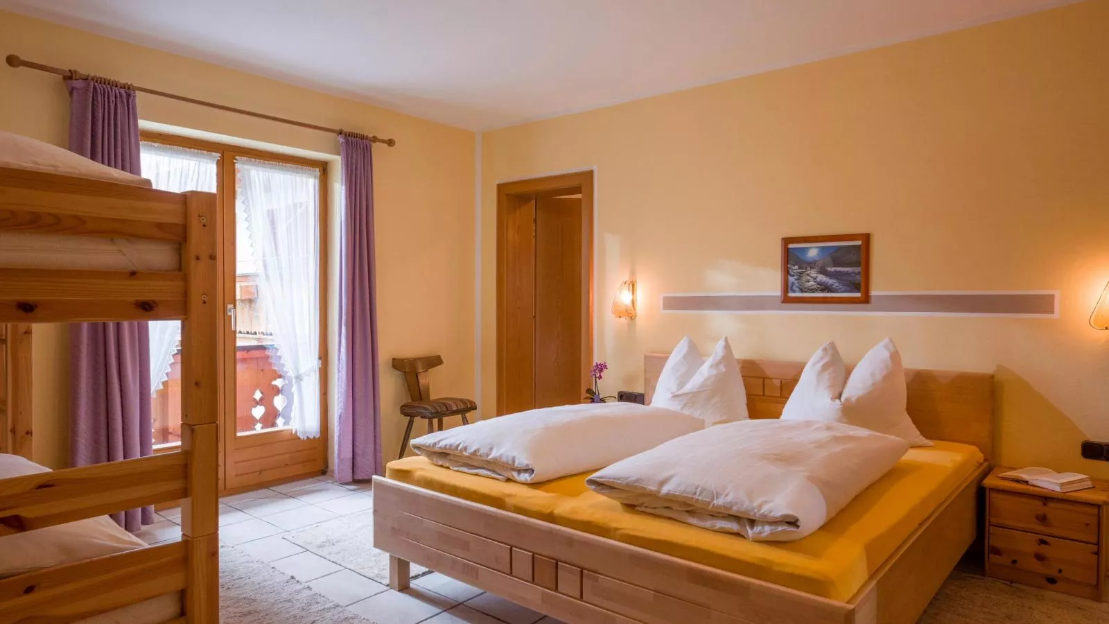 Gästehaus Staffner-Slaapkamer