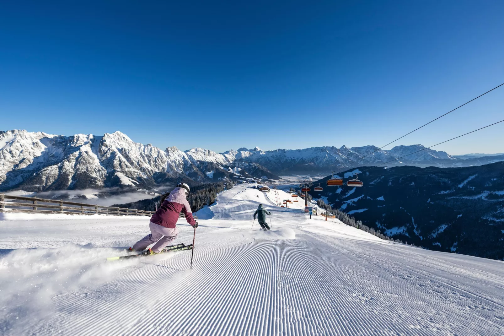 Appartement "Gams-Bartl" mit Zusatzzimmer 4 Personen-Gebied winter 20km