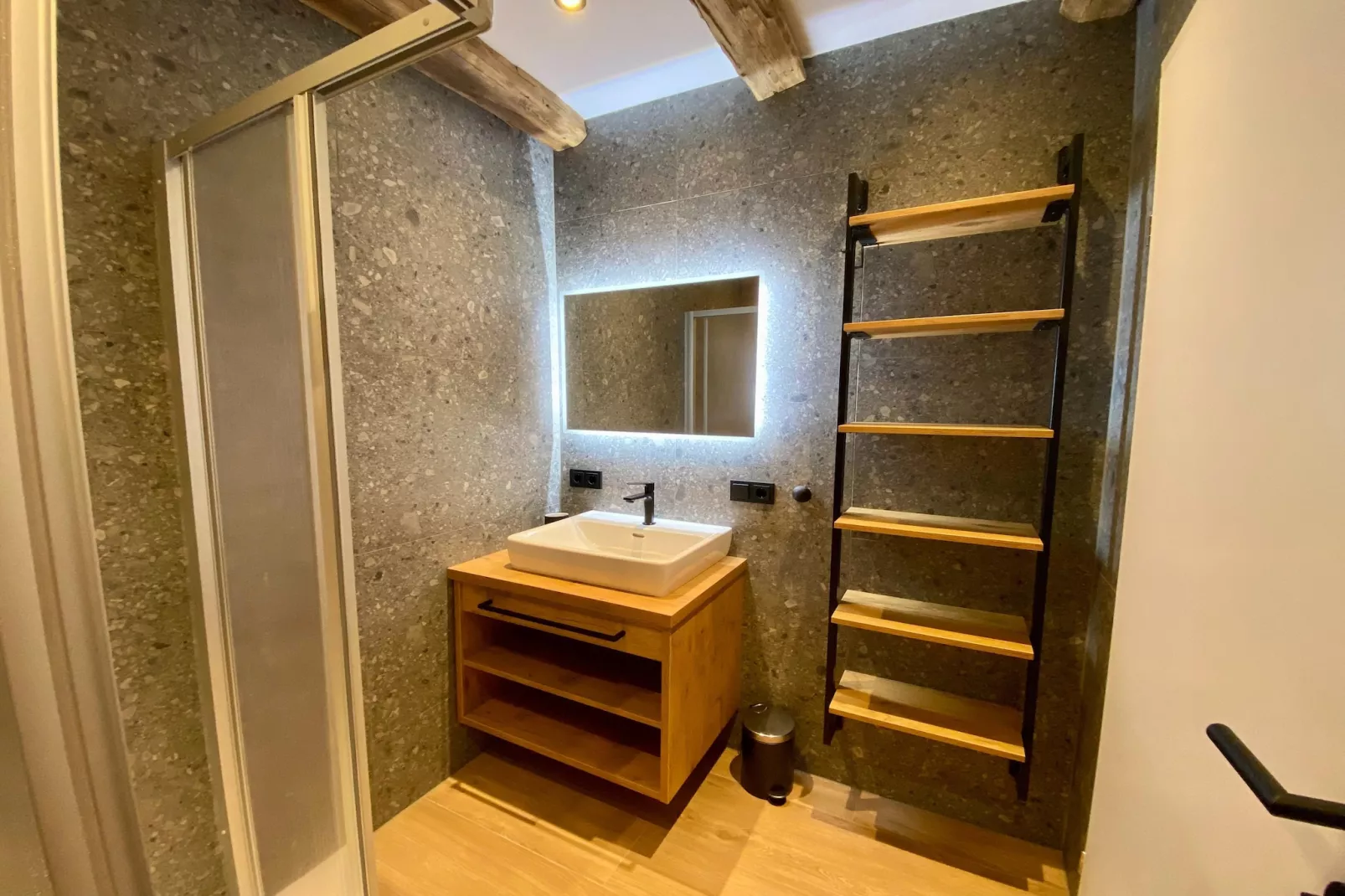 Appartement "Gams-Bartl" mit Zusatzzimmer 4 Personen-Badkamer