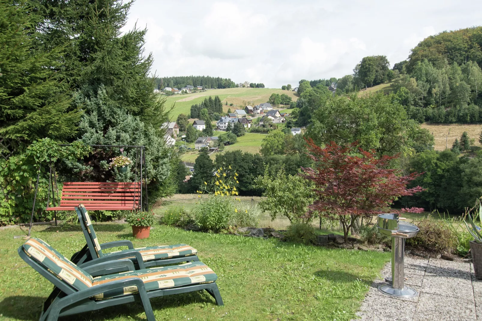 Im Erzgebirge-Tuinen zomer