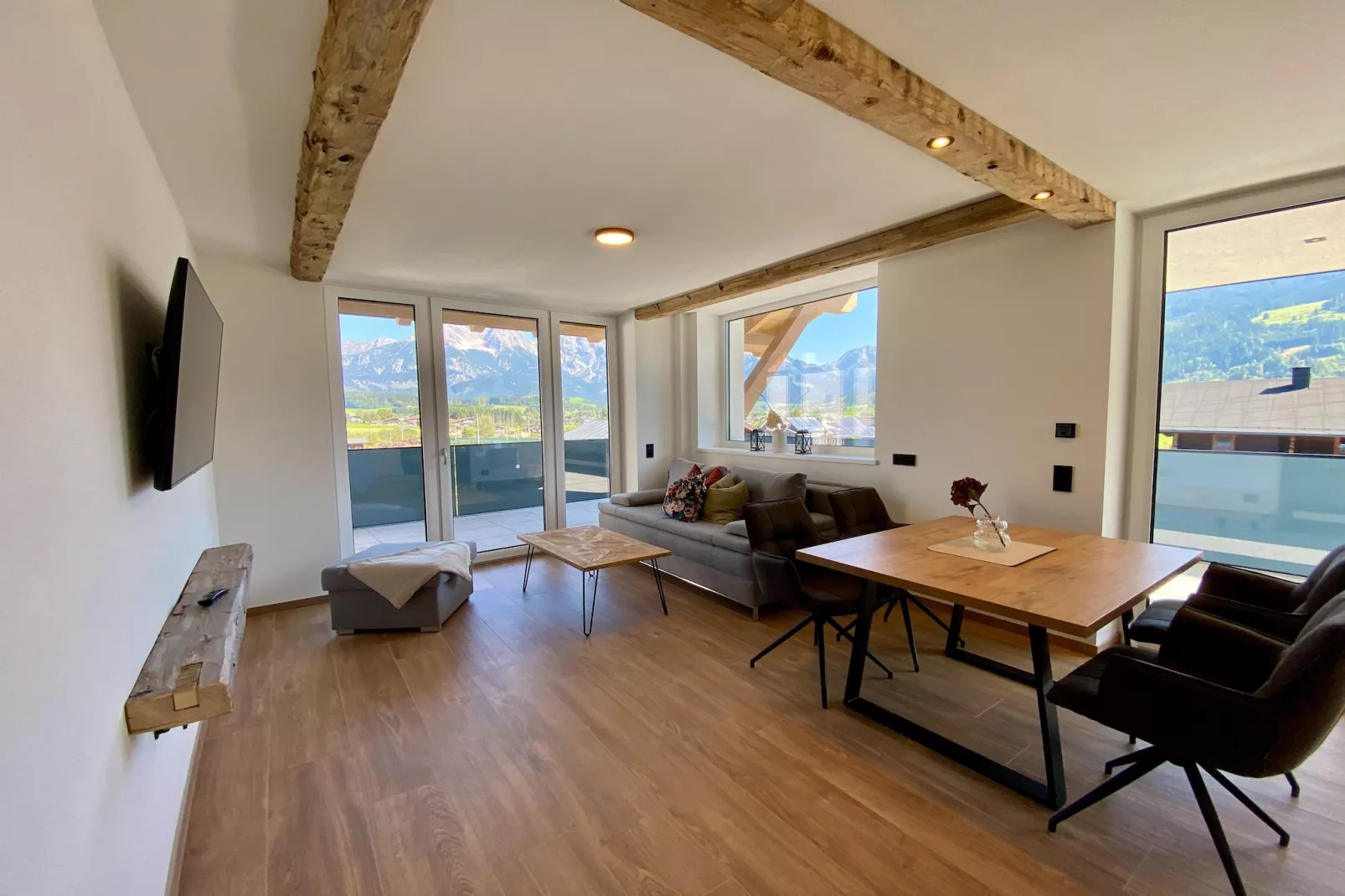 Appartement "Schnurr-Bartl" 3-4 Personen-Woonkamer