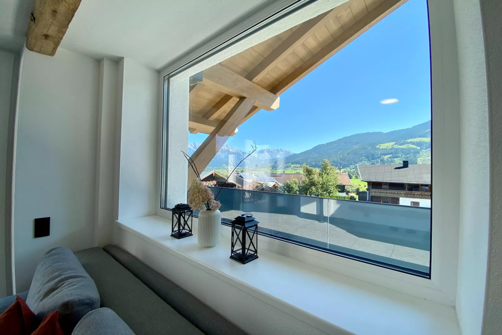 Appartement "Schnurr-Bartl" 3-4 Personen-Uitzicht zomer