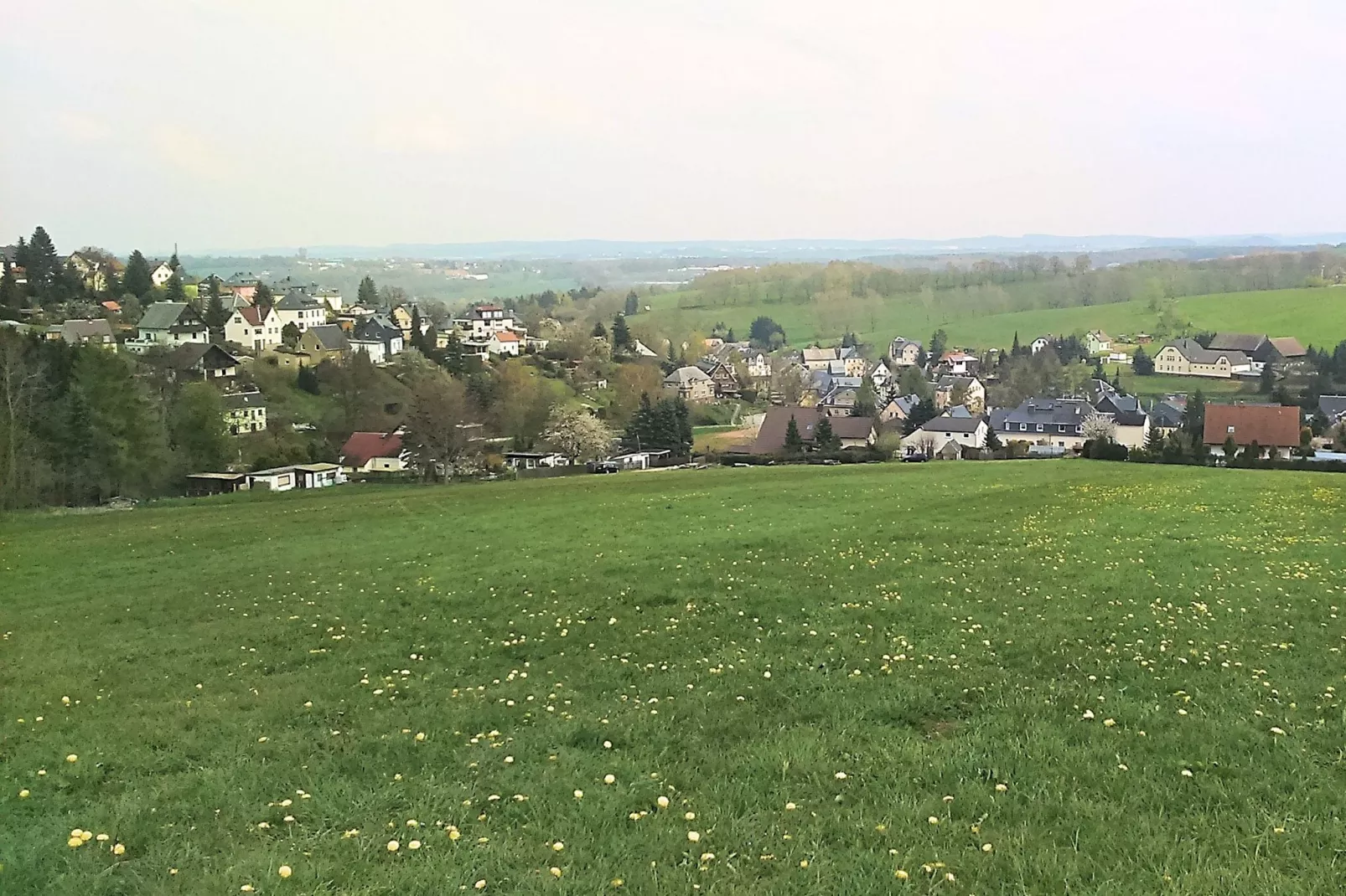 Im Erzgebirge-Gebieden zomer 5km