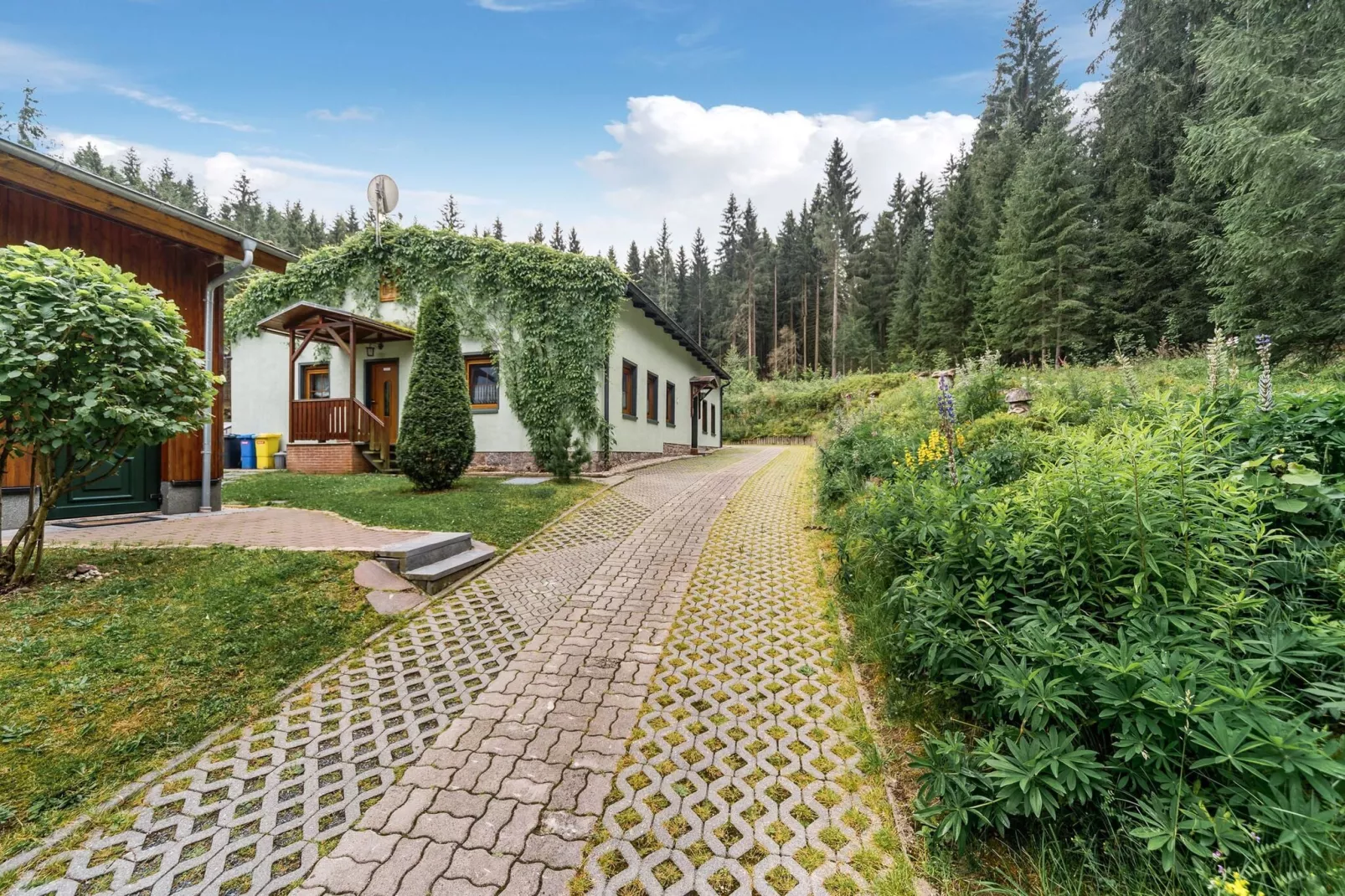 Im Erzgebirge-Tuinen zomer