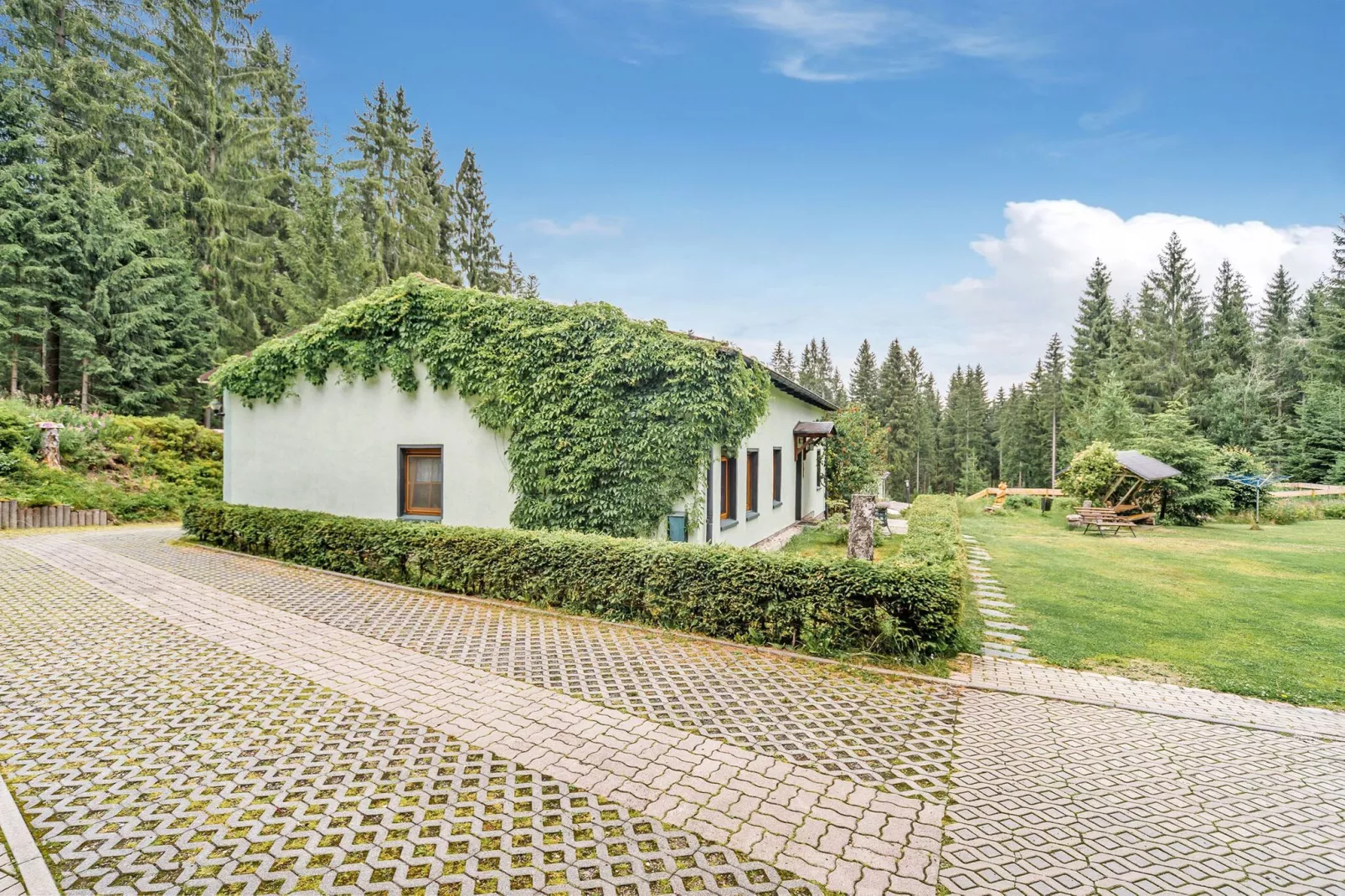 Im Erzgebirge-Tuinen zomer