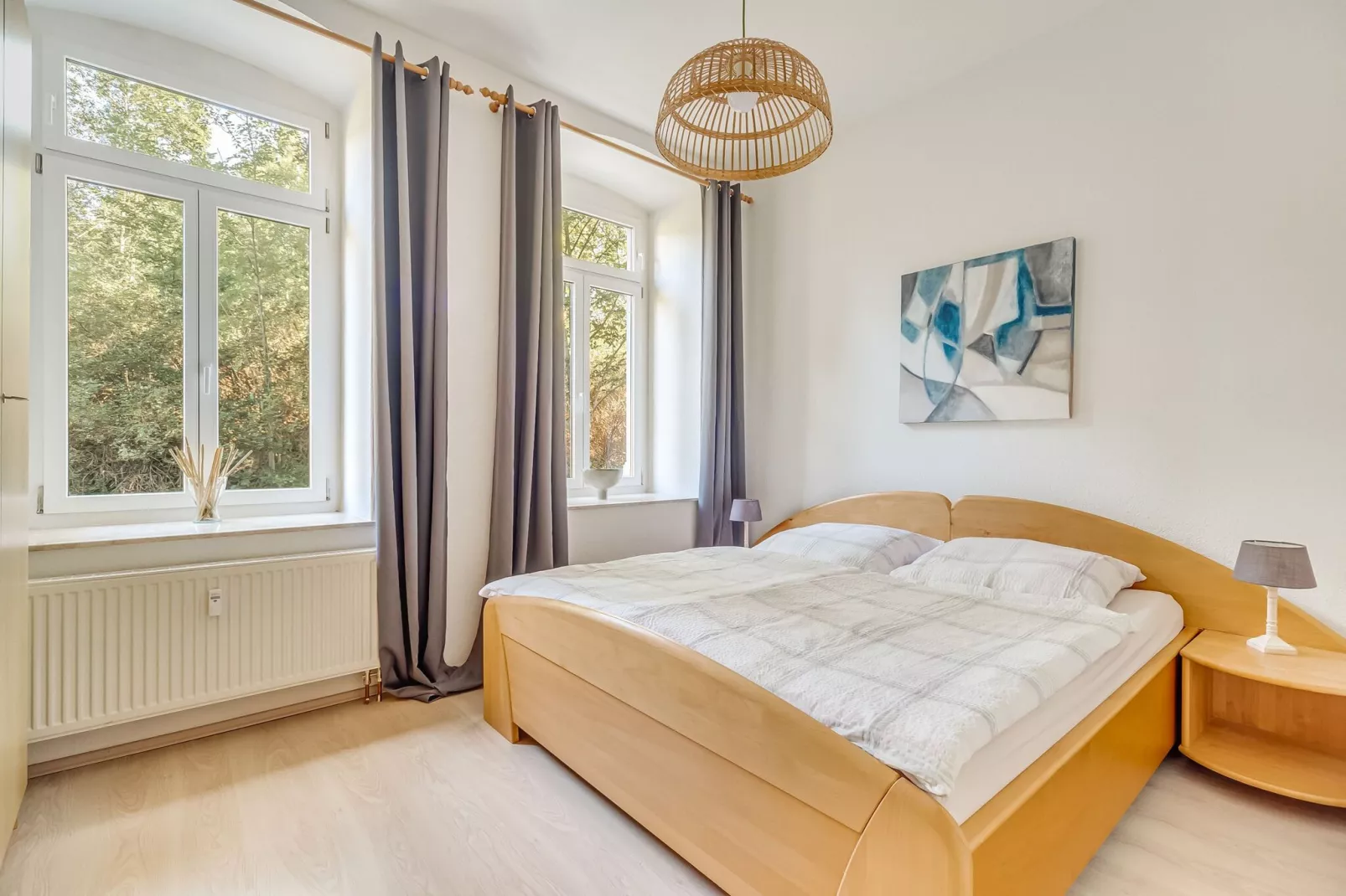 Villa im Erzgebirge-Slaapkamer