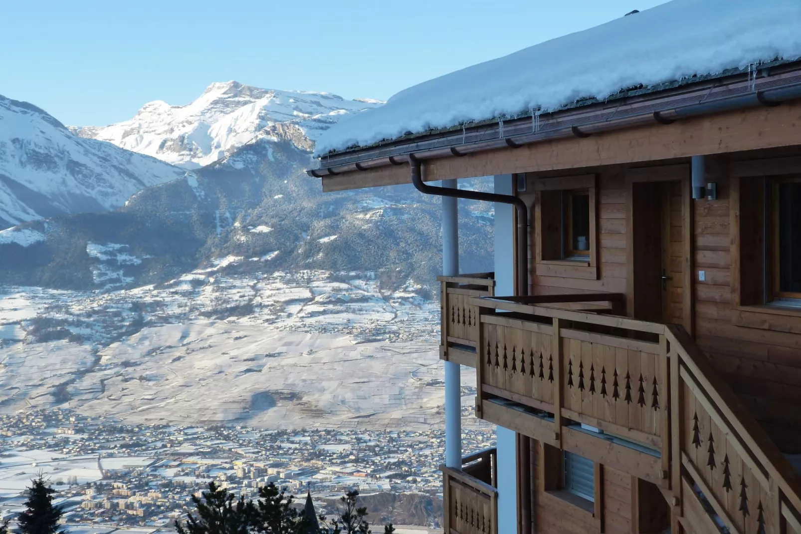 Perce Neige PN H - VIEW & CENTER Apartment 10 per-Exterieur winter