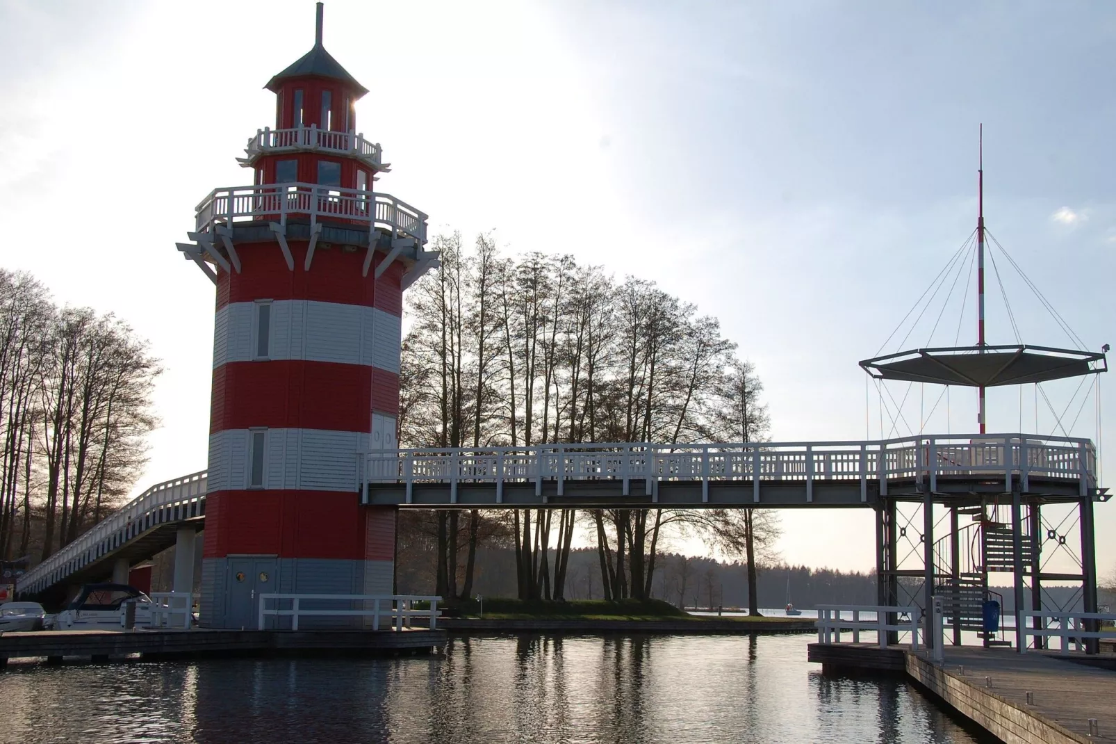 Hafendorf Rheinsberg 2-Gebieden zomer 1km