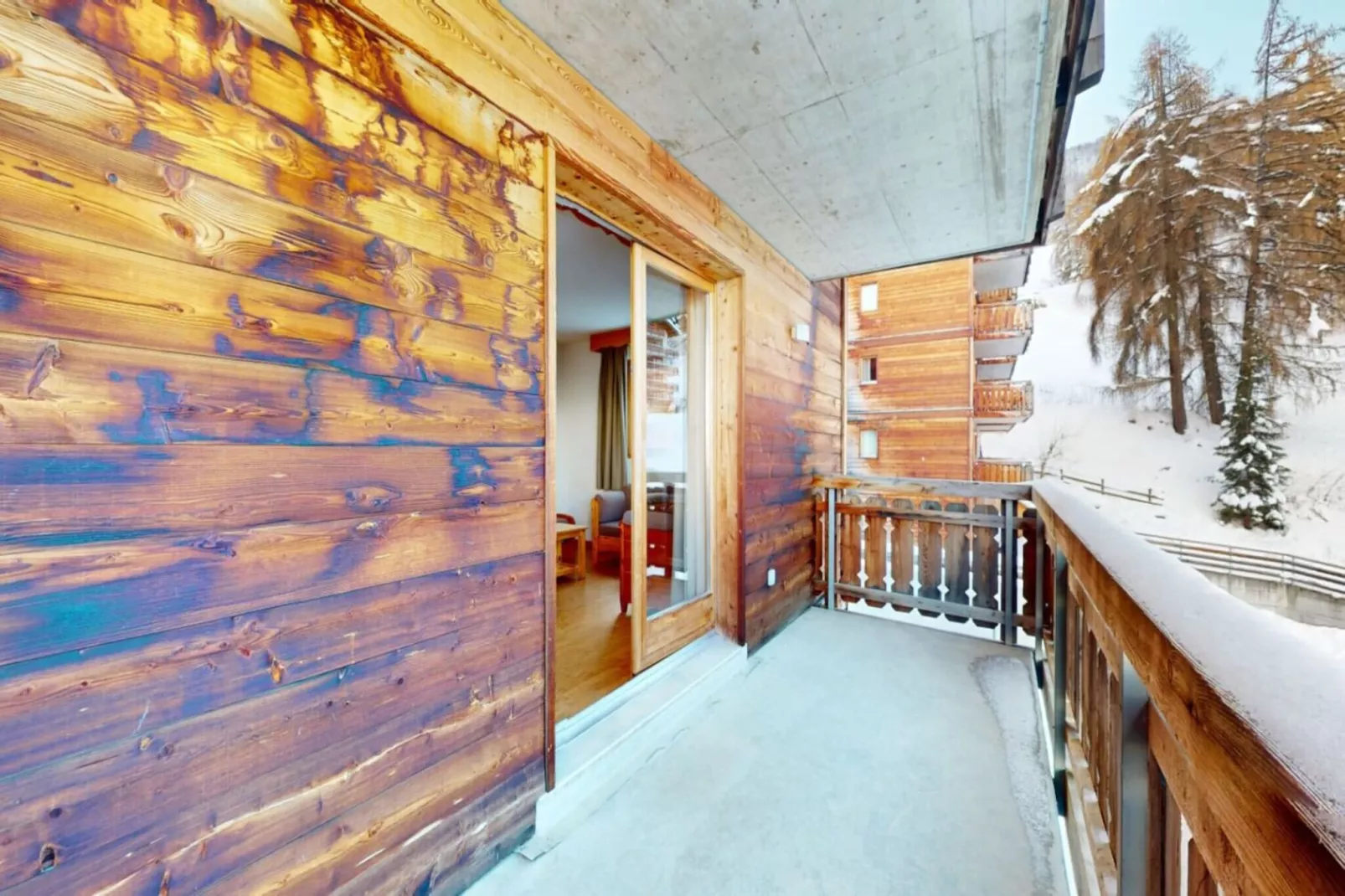 Pracondu 1 305 - OUTDOOR & FUN apartment 6 pers-Terrasbalkon