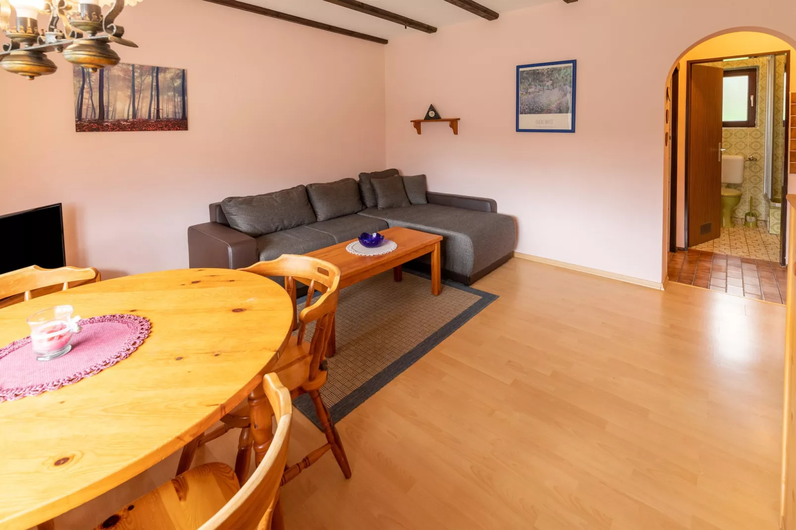 Ferienwohnung in Arrach bei Skigebiet Großer Arber-Woonkamer