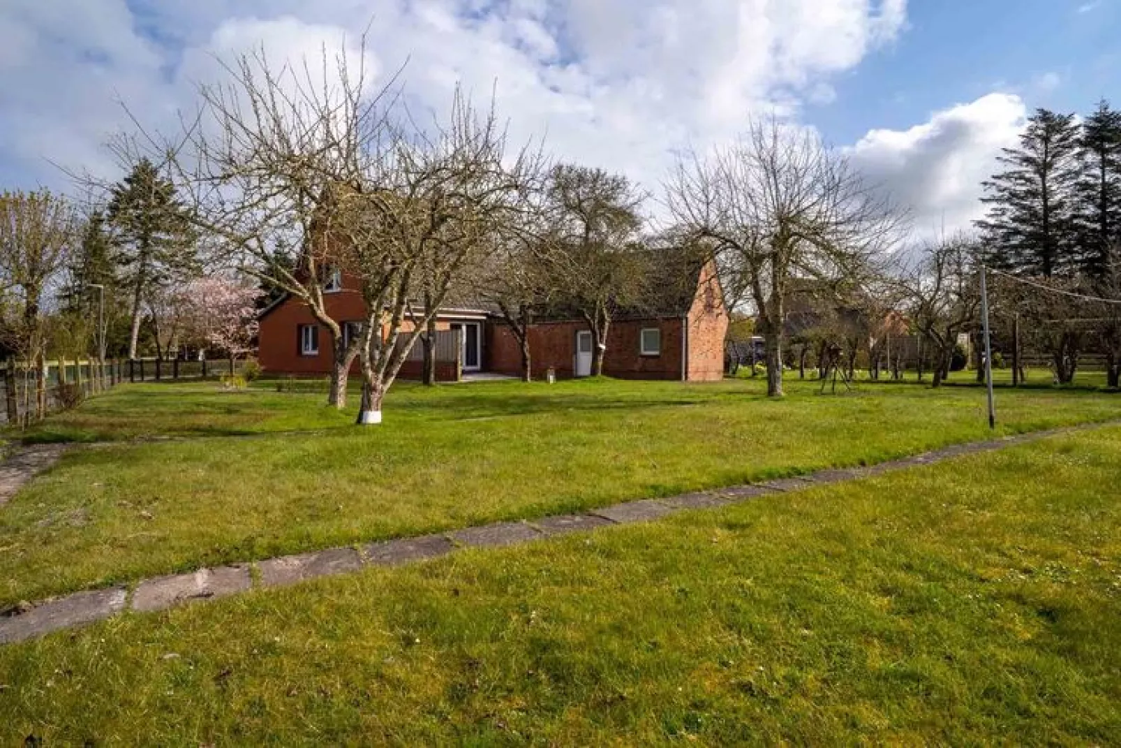 Ferienhaus Apfelgarten Garding-Tuinen zomer