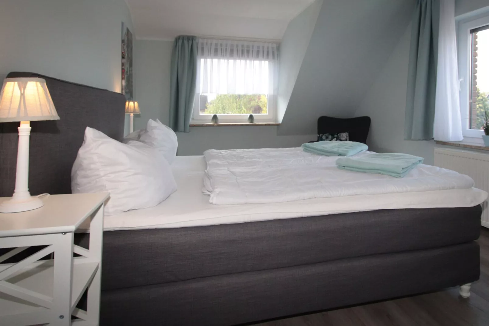 Ferienwohnung in Berumbur-Slaapkamer