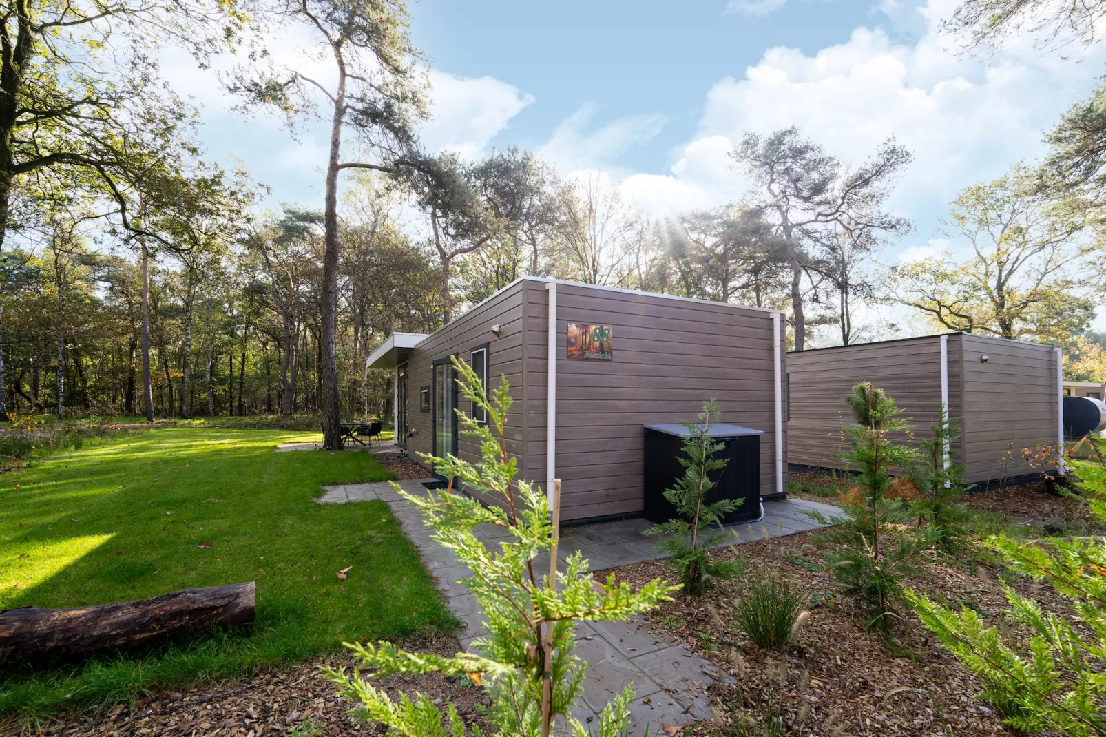 Vakantiewoning Boszicht-Buitenkant zomer