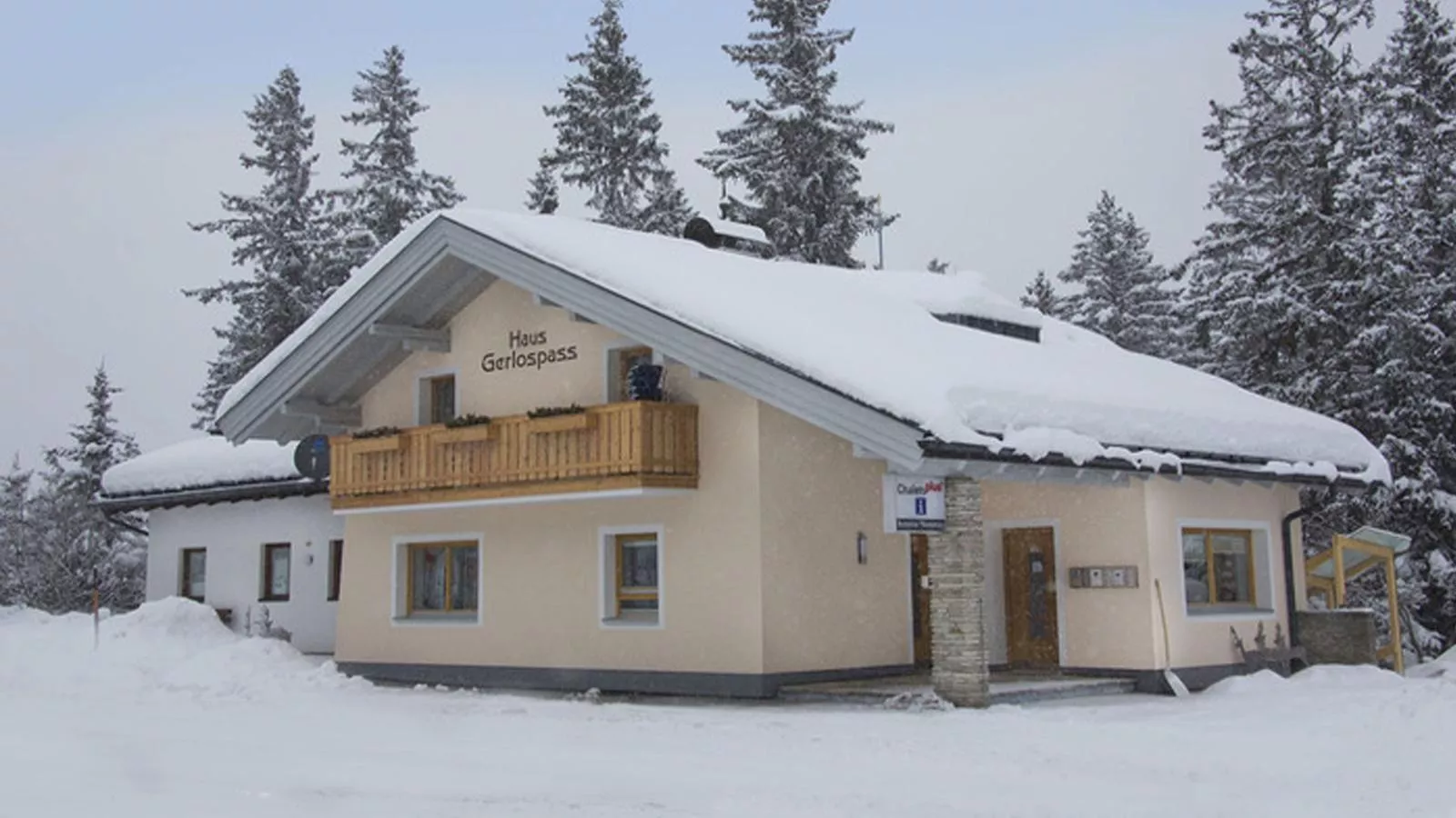 Haus Filzstein-Exterieur winter