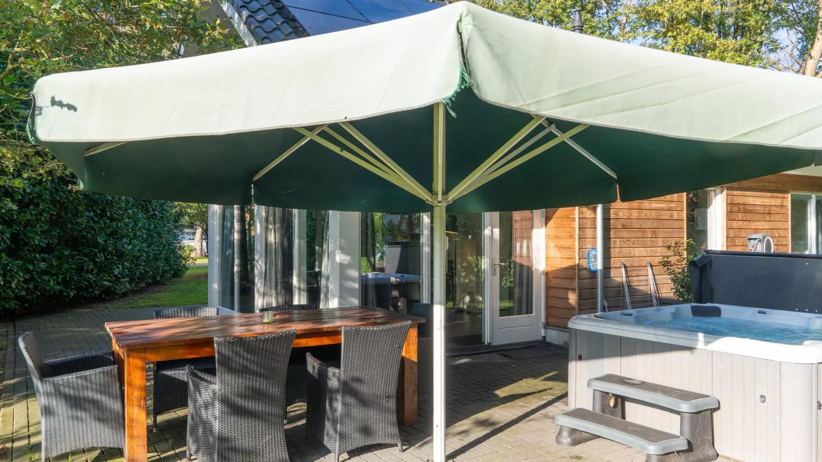 Boszicht Reutum-Terrasbalkon