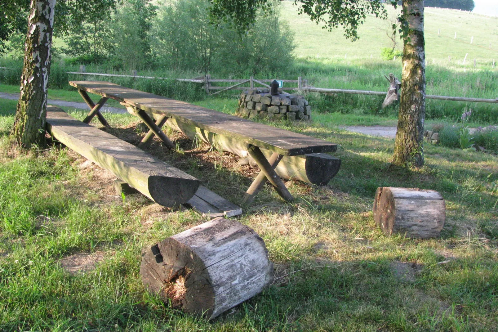 Im Teutoburger Wald-Gebieden zomer 1km