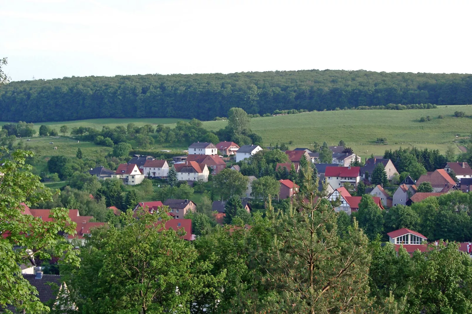 Europa-Feriendorf-Gebieden zomer 5km