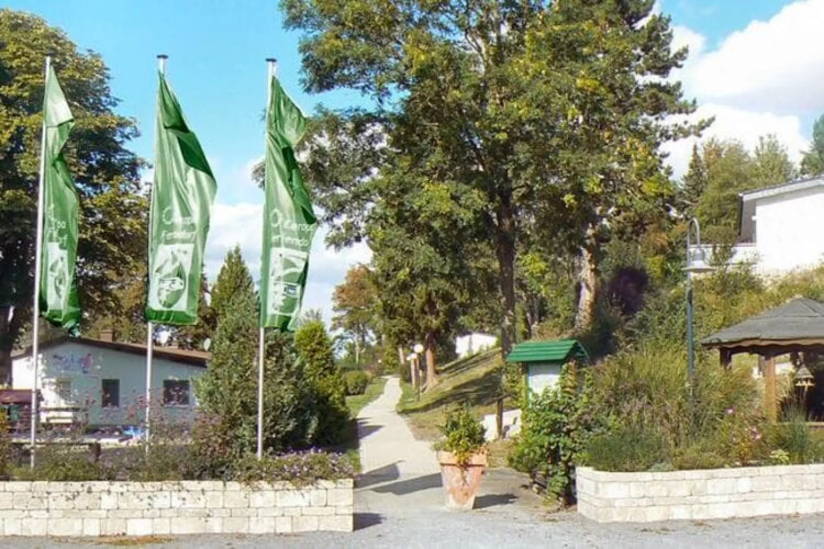 Europa-Feriendorf-Gebieden zomer 5km