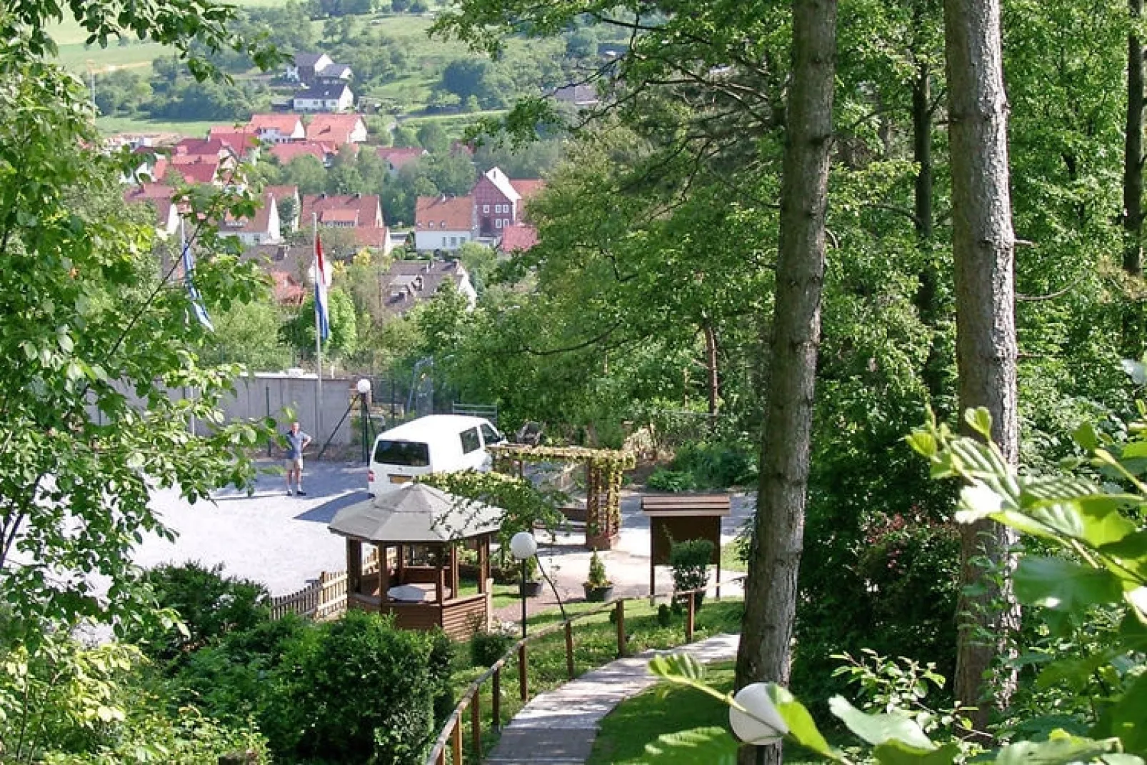 Europa-Feriendorf-Gebieden zomer 5km