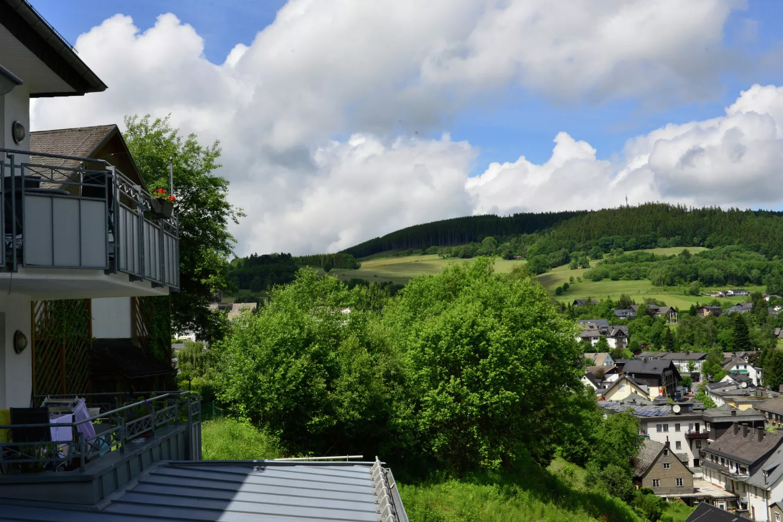 Residenz Mühlenberg-Uitzicht zomer