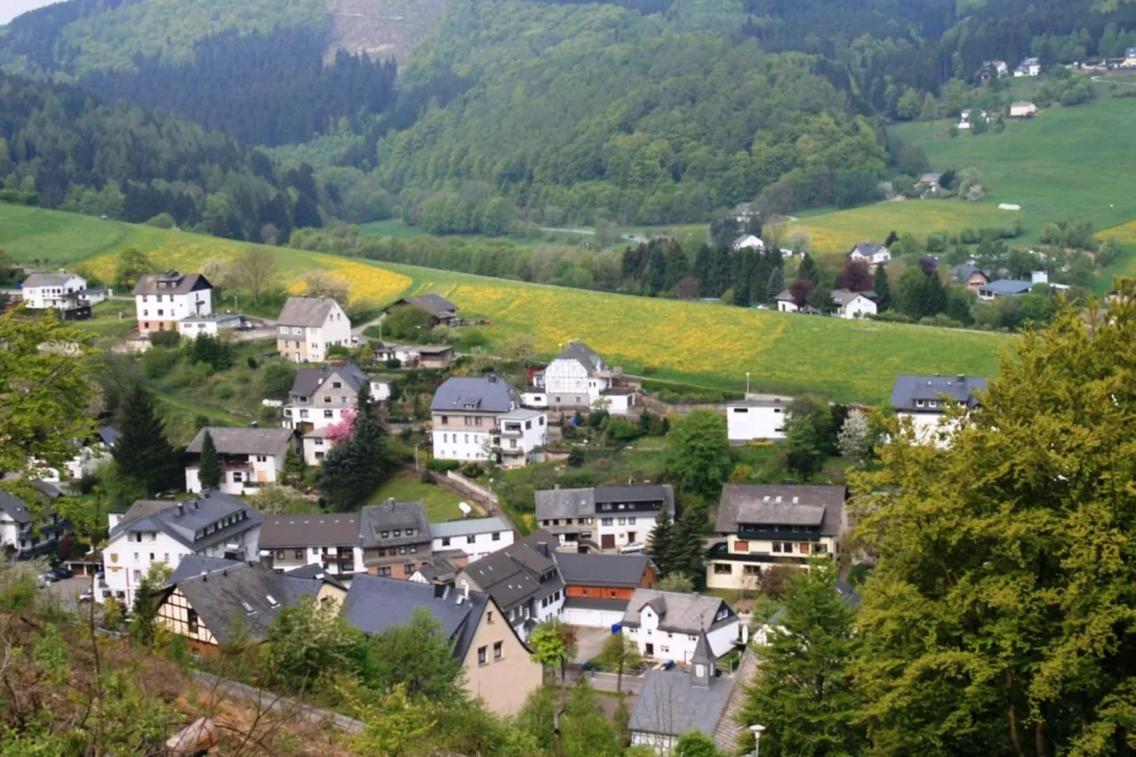 Am Iberg-Gebieden zomer 1km