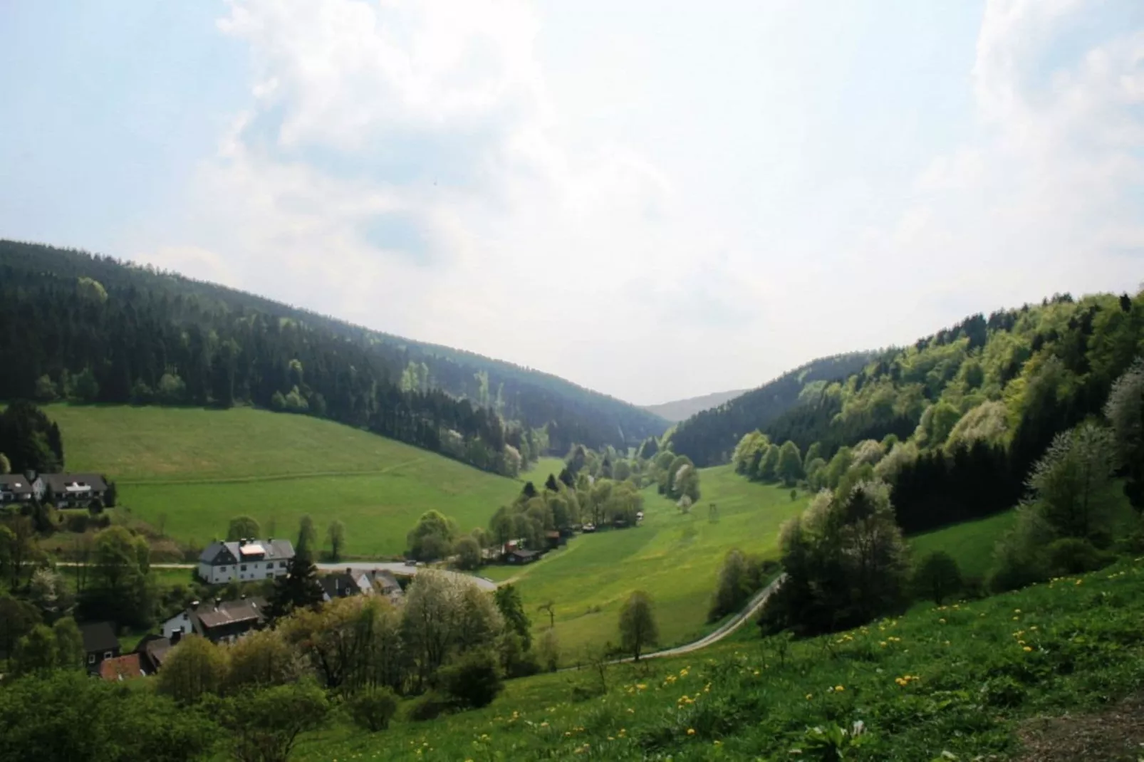 Haus am Iberg-Gebieden zomer 1km