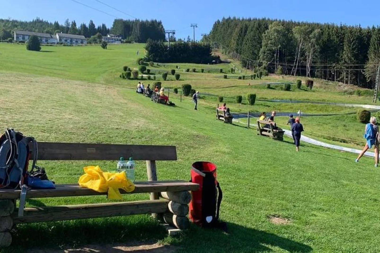 Die Alte Poststelle-Gebieden zomer 1km