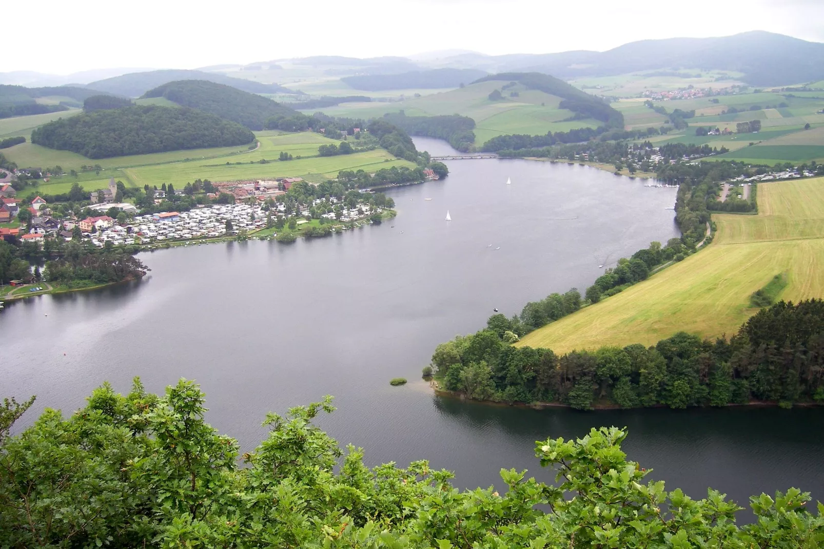 Sauerland - Diemelsee-Gebieden zomer 5km