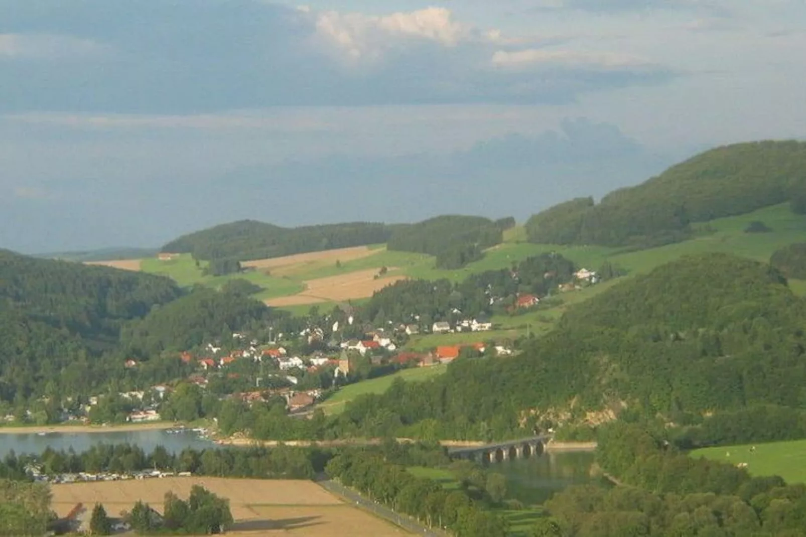 Sauerland - Diemelsee-Uitzicht zomer