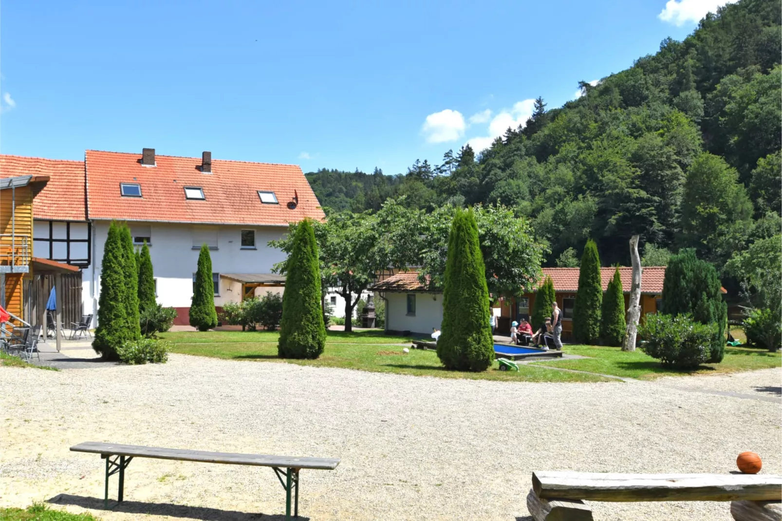 Am Ferienbauernhof - FW 2 und FW 3-Tuinen zomer