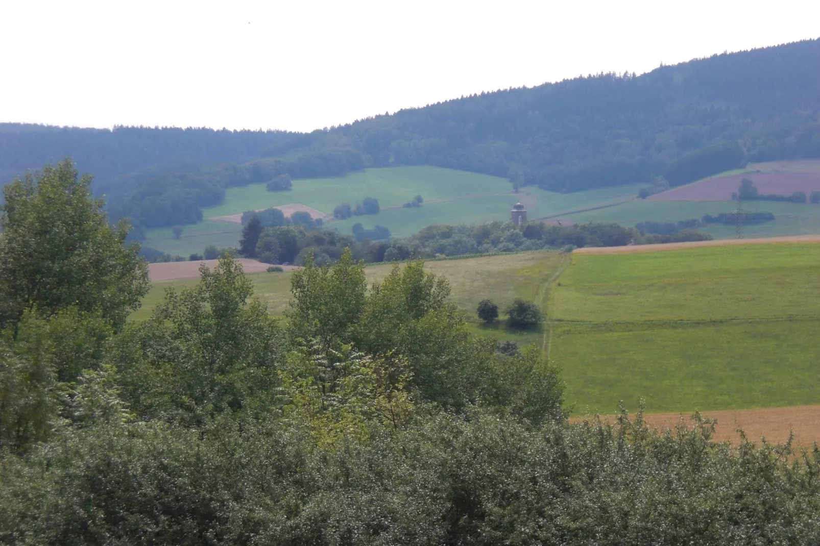 Im Knüllgebirge-Gebieden zomer 1km