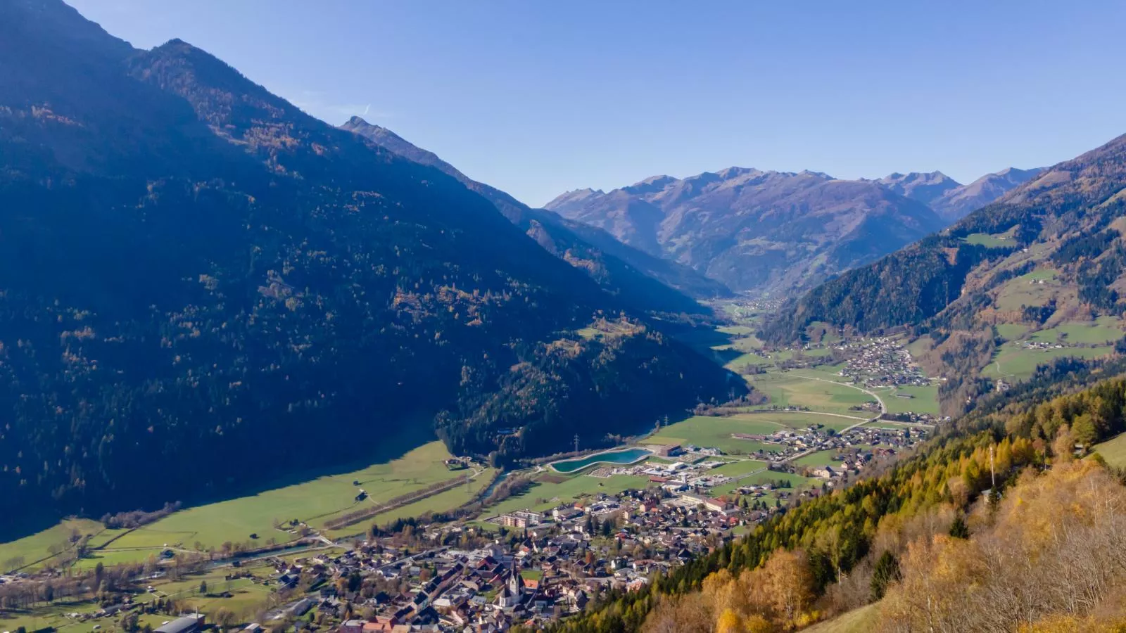 Obervellach-Gebieden zomer 1km