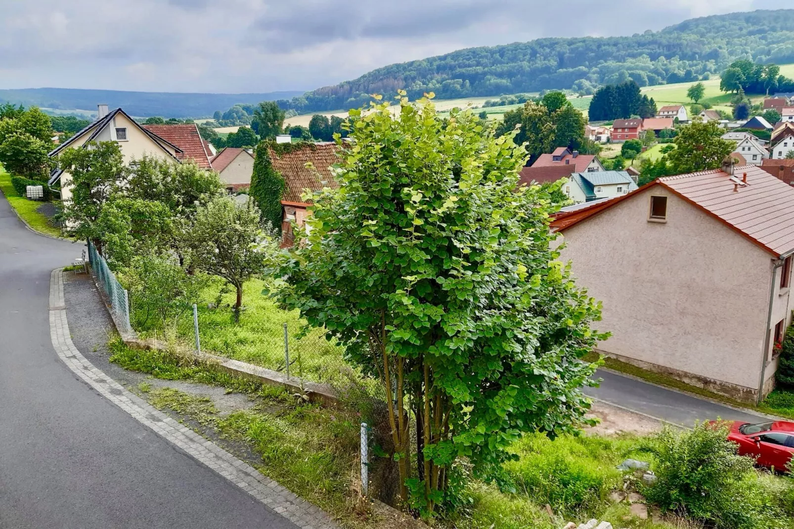 Hohe Rhön-Uitzicht zomer