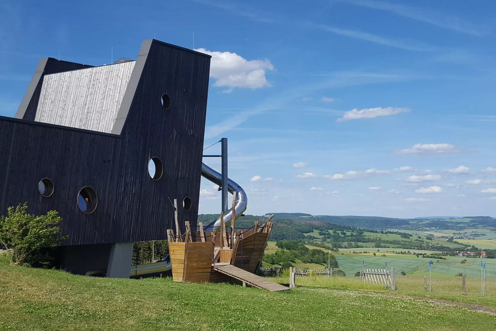 Hohe Rhön-Gebieden zomer 1km