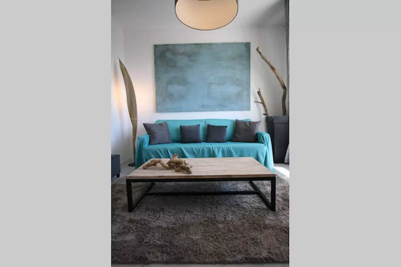 Taggia Bilo  · 1 BR with a sea view terrace-Woonkamer