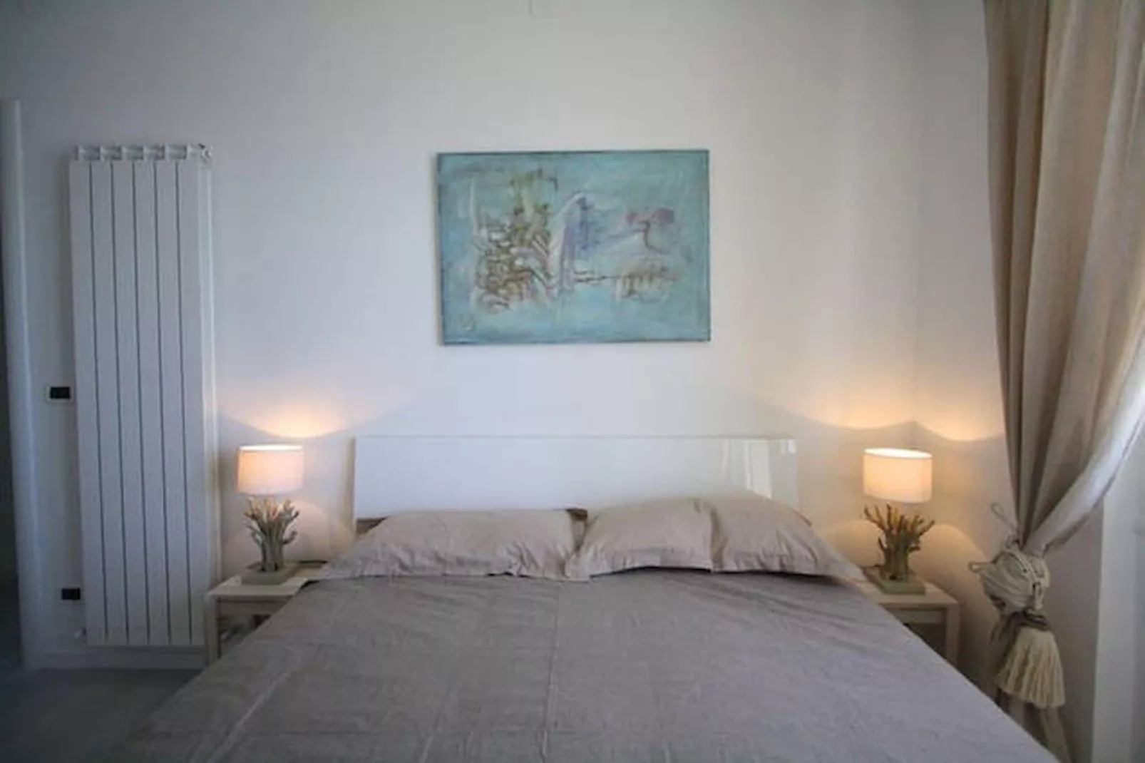 Taggia Bilo  · 1 BR with a sea view terrace-Slaapkamer