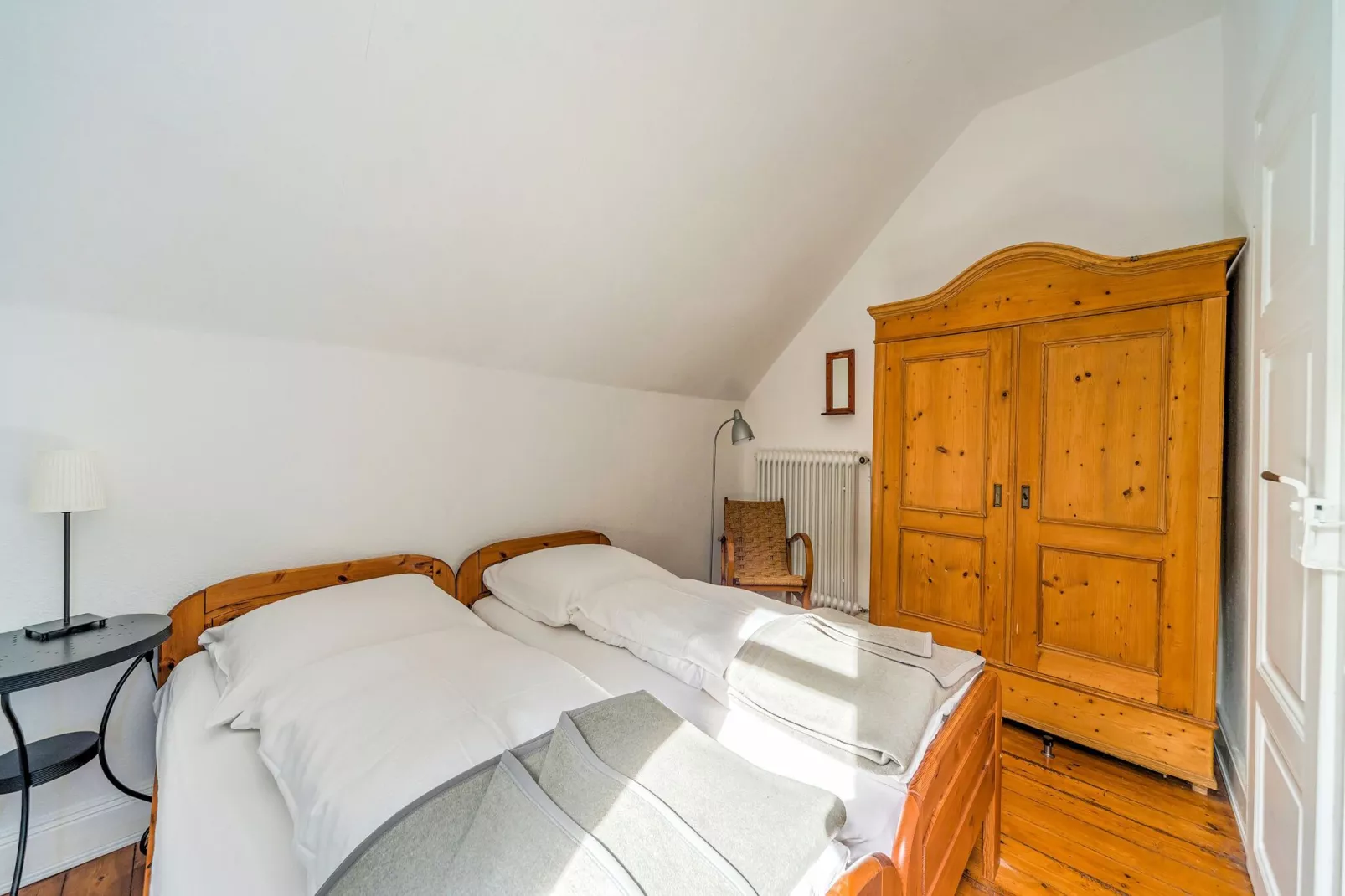 Historisches Waldhaus-Slaapkamer