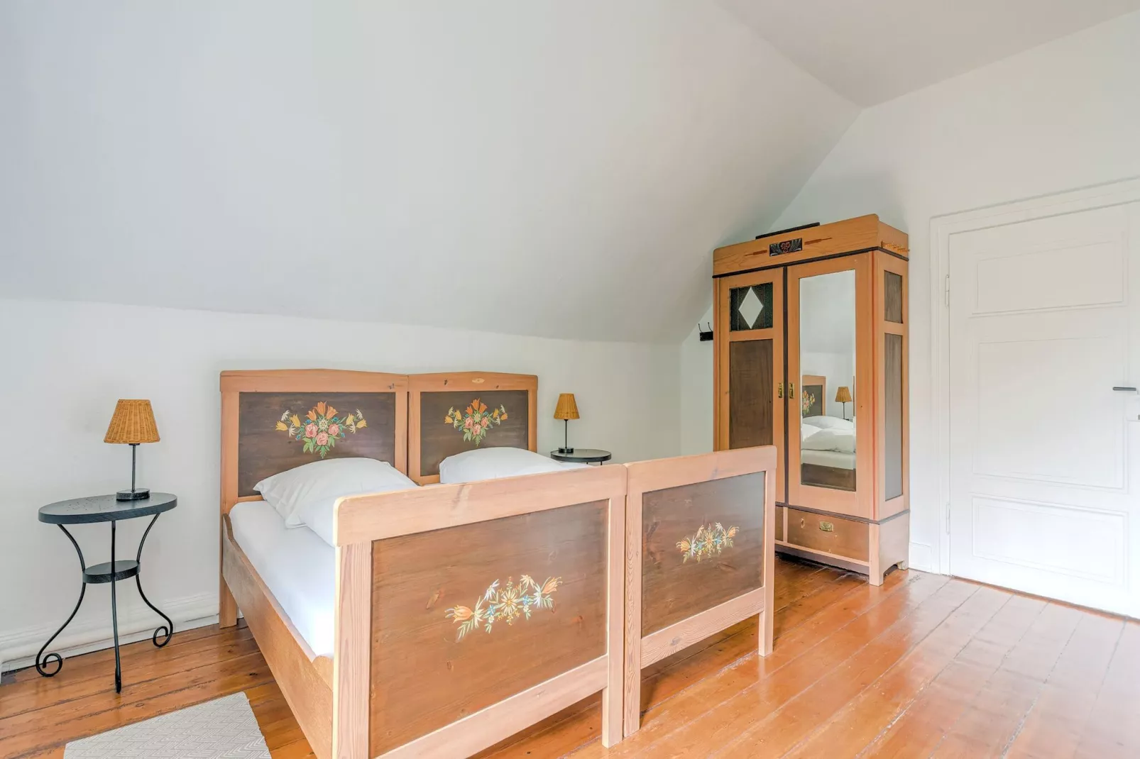 Historisches Waldhaus-Slaapkamer