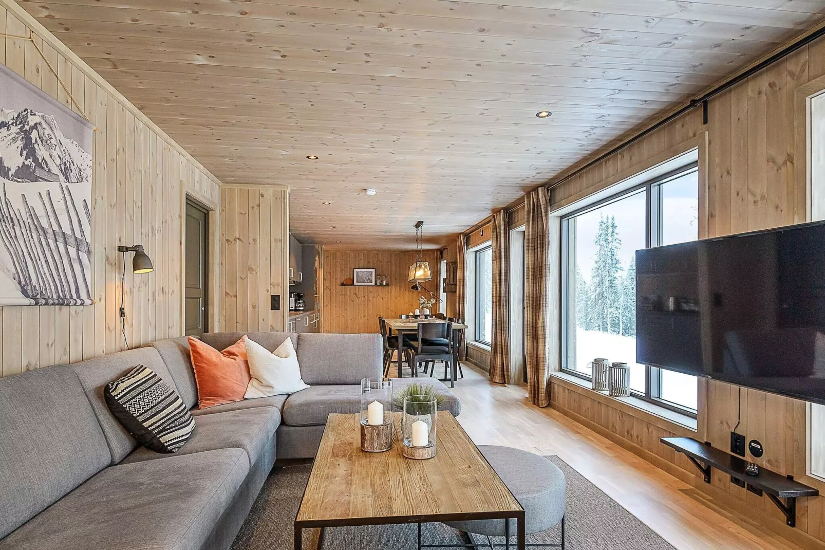 Stijlvolle Cabin Retreat in Varden-By Traum-Binnen