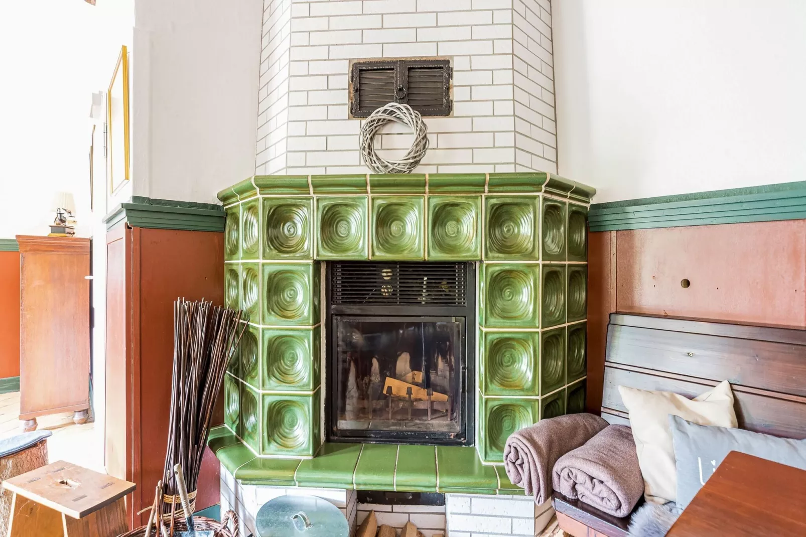 Historisches Waldhaus-Woonkamer