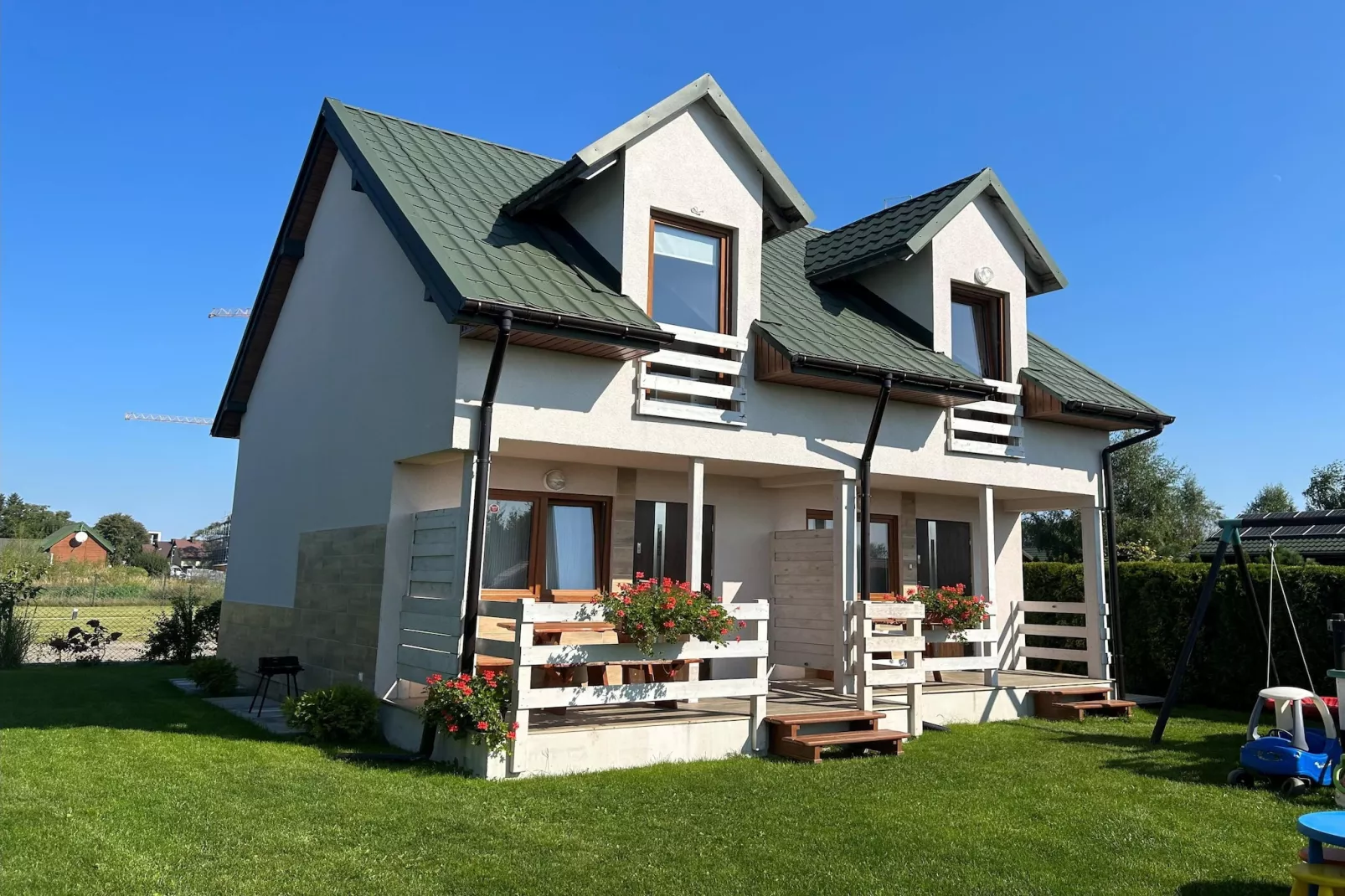 Domek PREMIUM dla 4 osób Sarbinowo-Buitenkant zomer