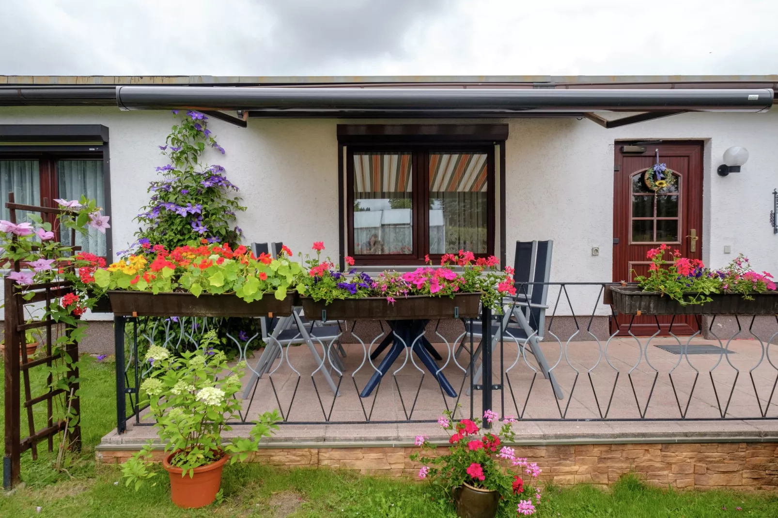 Ferienhaus im Harz-Terrasbalkon