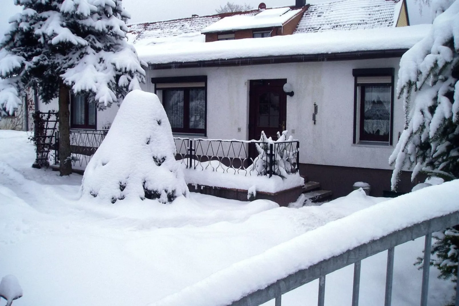 Ferienhaus im Harz-Exterieur winter