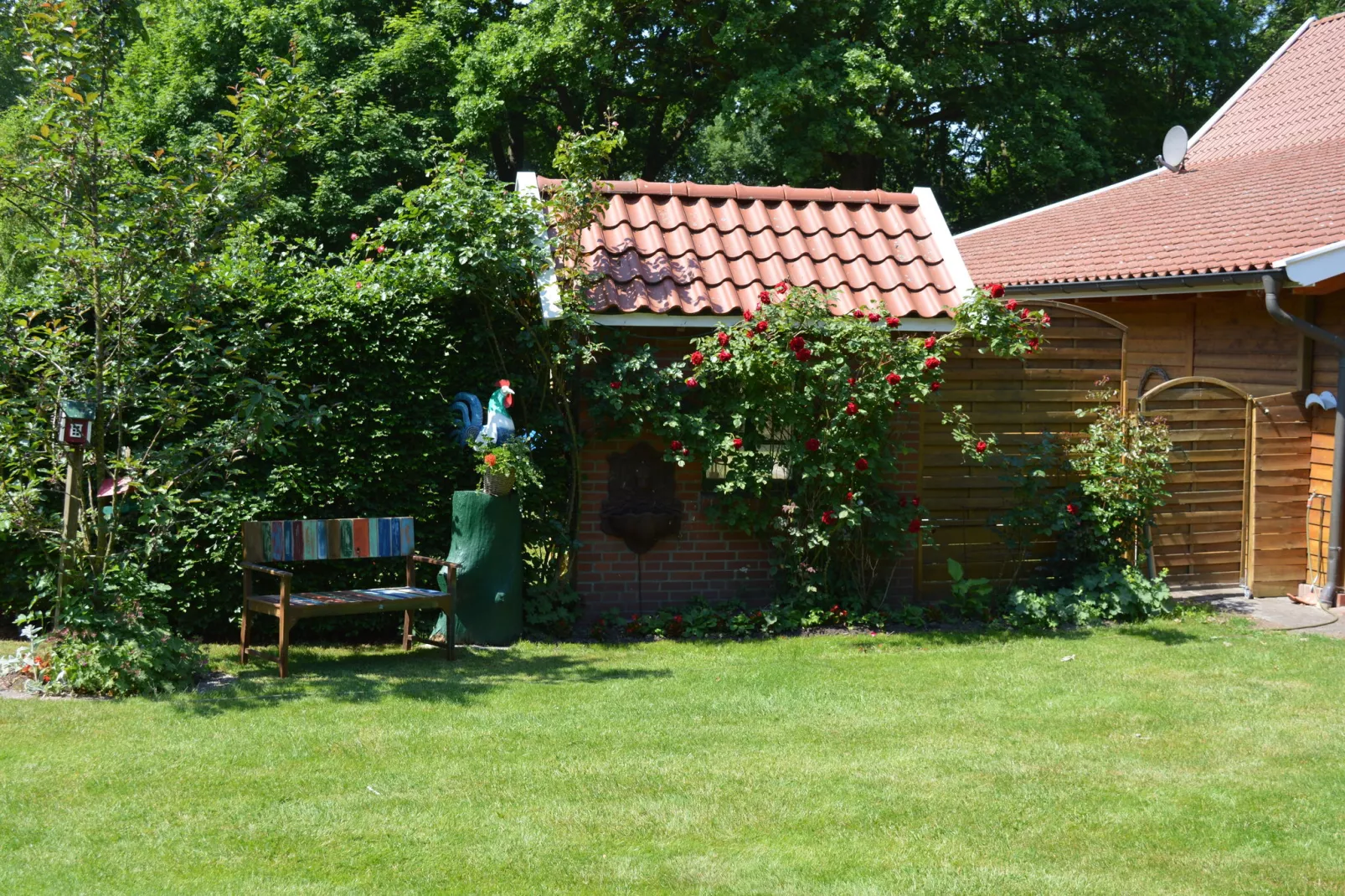 Landhaus Lindern-Tuinen zomer