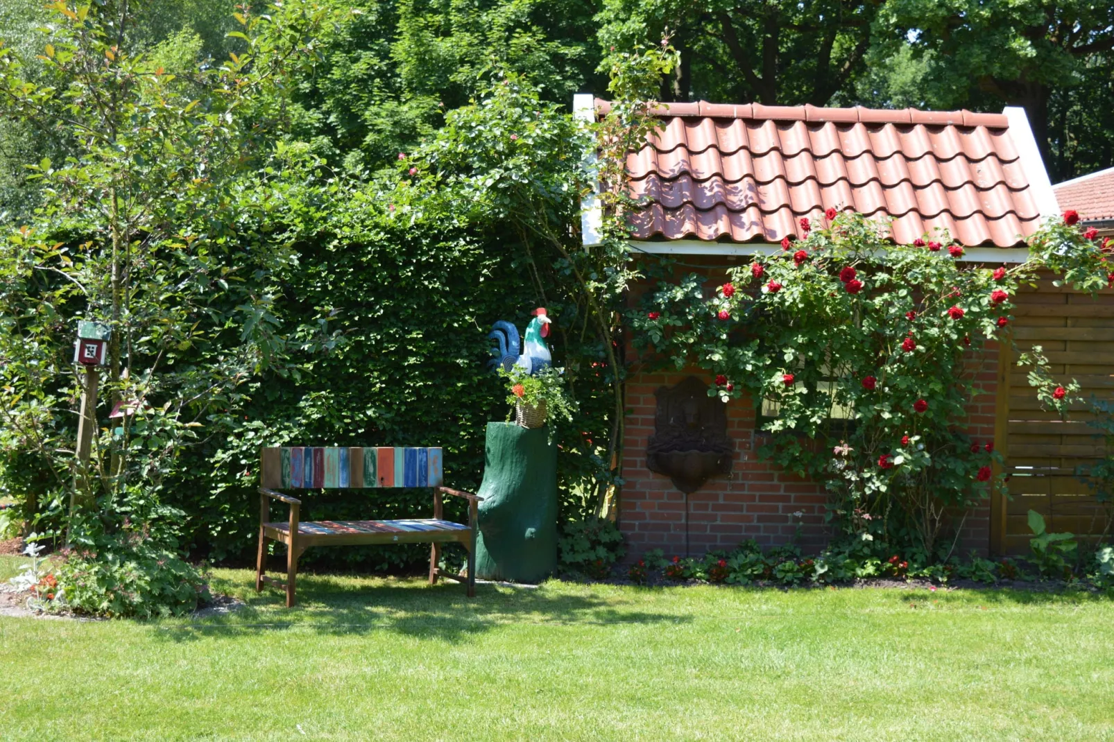 Landhaus Lindern-Tuinen zomer