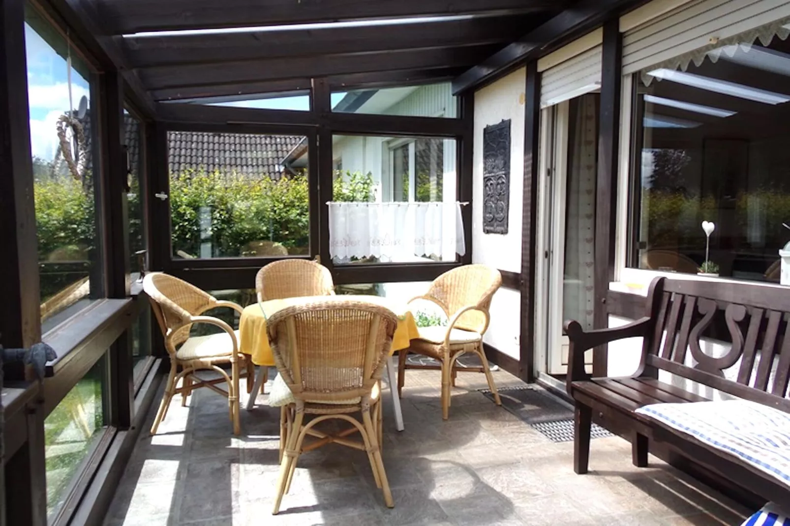 Ferienhaus Neurott Monschau-Kalterherberg-Terrasbalkon