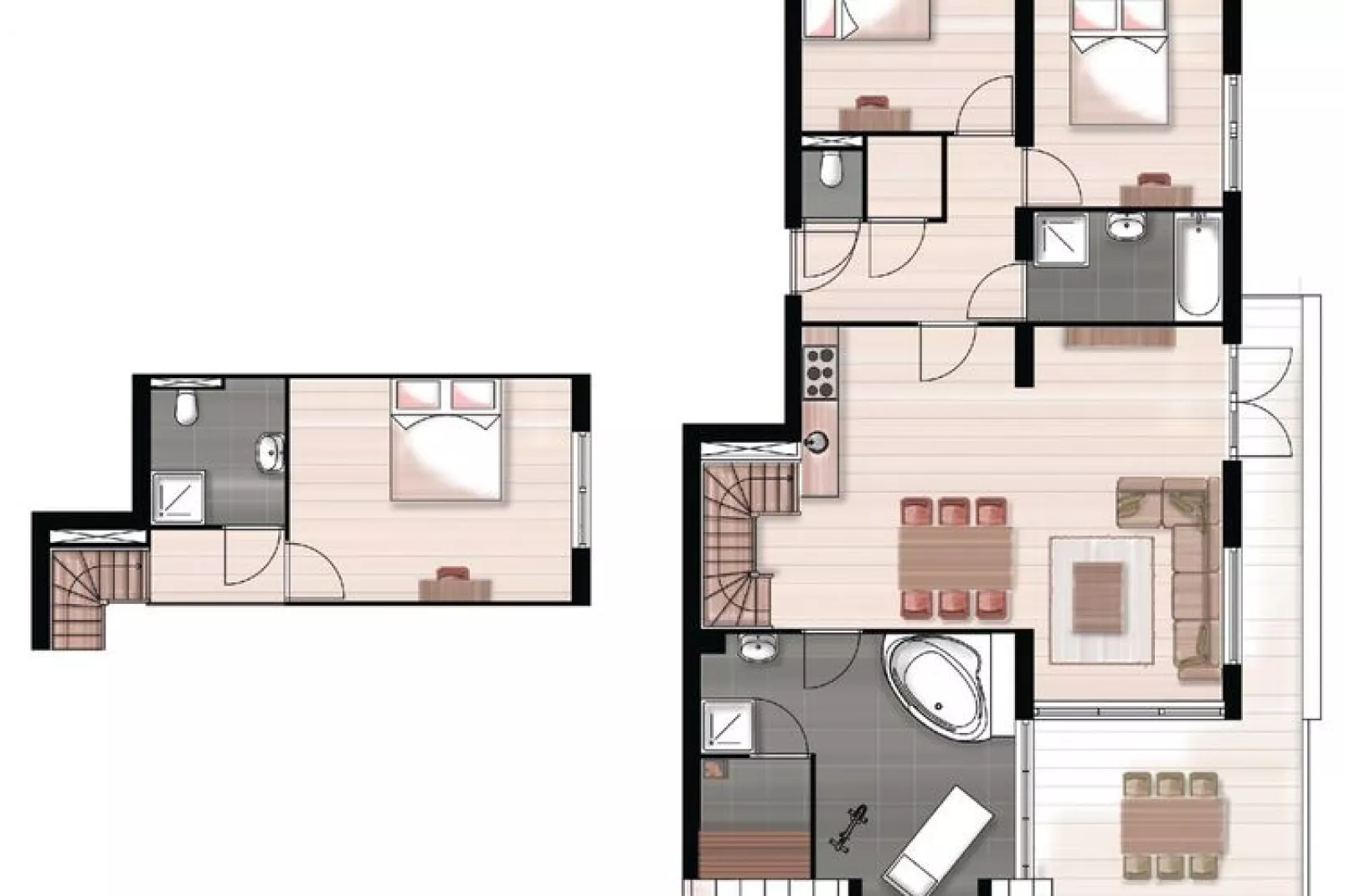 Staffelsee Extra Luxe, Eifeler Tor-Plattegrond