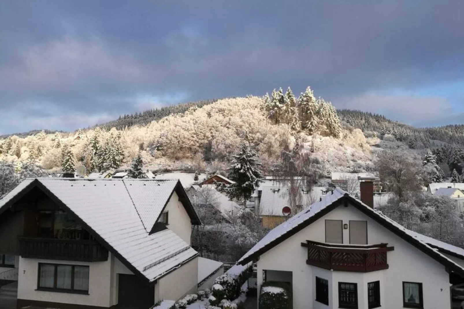 Ferienwohnung Nordschleife Nürburgring-Uitzicht winter